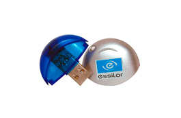 Clé USB publicitaire en forme de galet