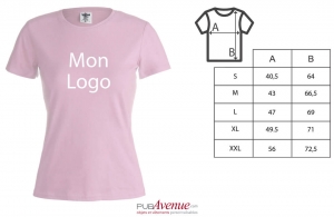 T-shirt personnalisé keya 150 pour femme