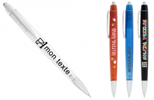 Stylo à bille rétractable publicitaire personnalisé pas cher 