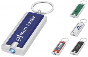 Porte-clés lampe publicitaire personnalisé pas cher 