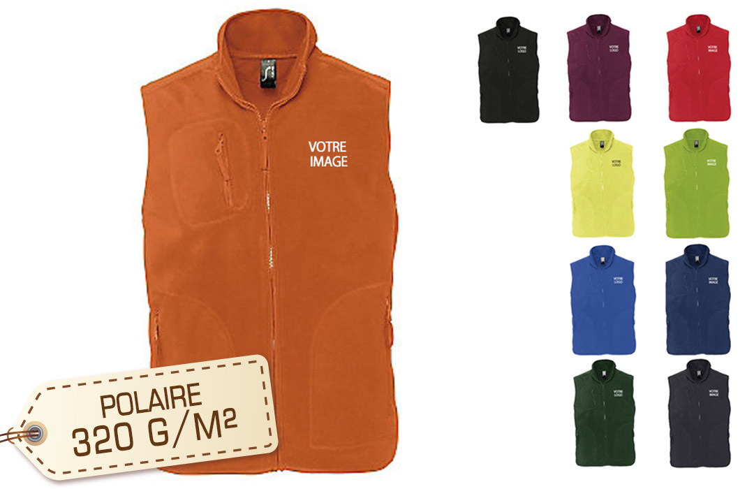 gilet polaire homme sans manche