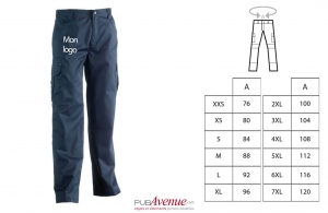 Pantalon de travail pour homme Herock