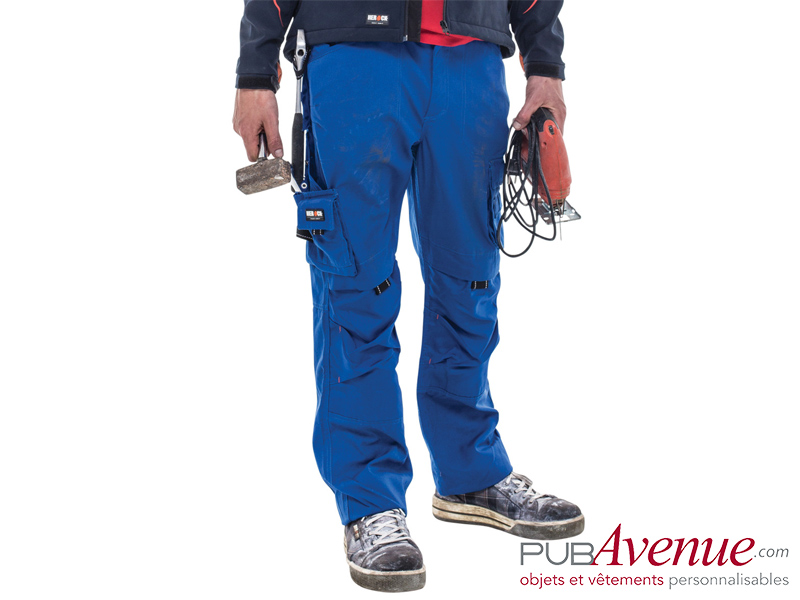 Pantalon travail multi-poches personnalisé Pantalon travail multi-poches personnalisé
