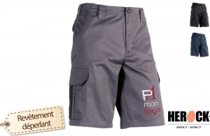 Bermudas professionnel multipoches Herock