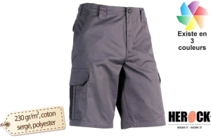 Bermudas professionnel multipoches Herock