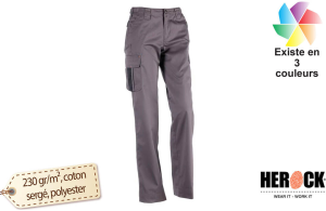 Pantalon de travail pour femme Herock