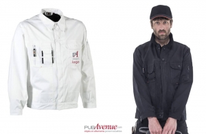 Veste de travail multipoche professionnelle Herock