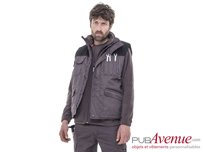Bodywarmer travail personnalisable homme Bodywarmer travail personnalisable homme