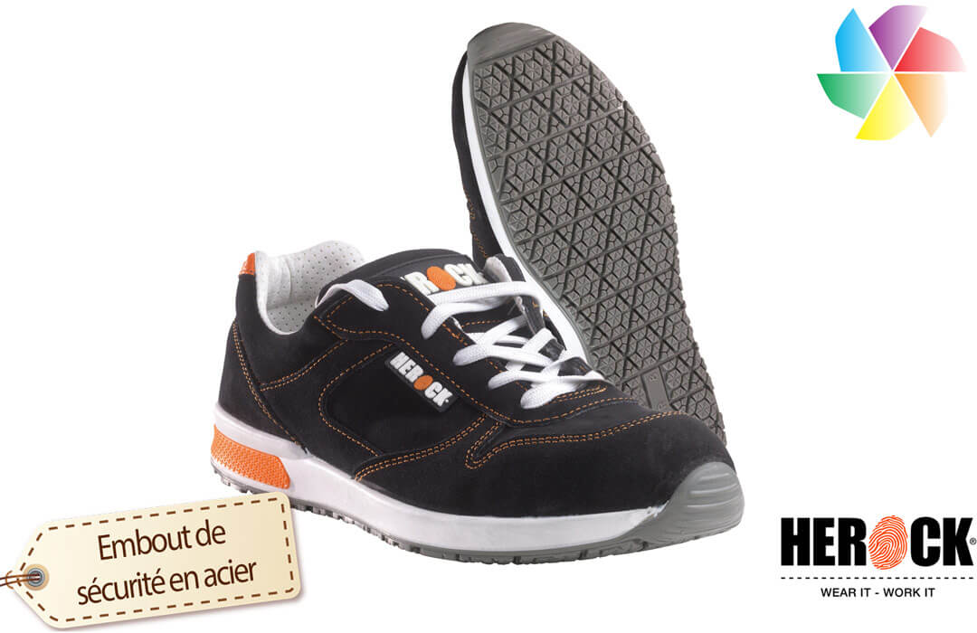 Disponible En Stock Chaussures De Sécurité Homme Legere Basket Securite  Respirante Embout Acier Femmes Chaussures De Travail Antidérapantes - 41