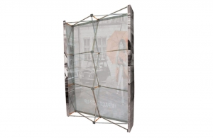 Mur d'image stand parapluie textile 3 x 3