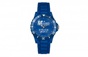 Montre personnalisée à bracelet gomme igloo
