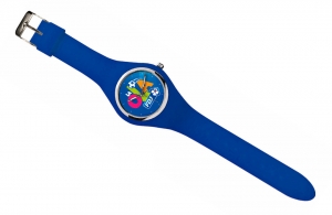 Montre personnalisée en silicone à quartz 3 aiguilles glopp