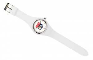 Montre personnalisée en silicone à quartz 3 aiguilles glopp
