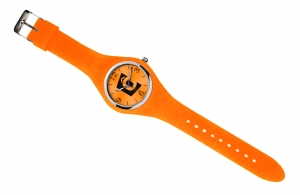Montre personnalisée en silicone à quartz 3 aiguilles glopp