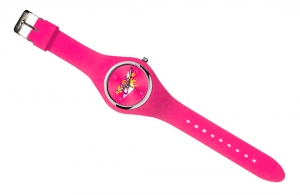 Montre personnalisée en silicone à quartz 3 aiguilles glopp