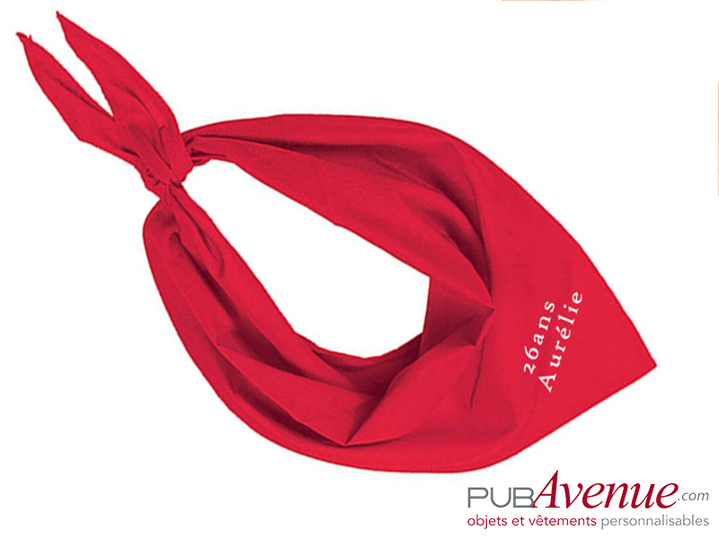 Bandana personnalisé anniversaire Bandana personnalisé anniversaire
