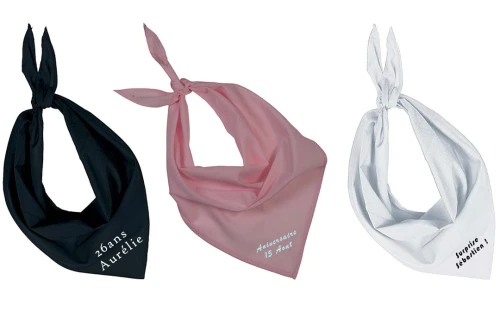 Bandana personnalisé pour anniversaire