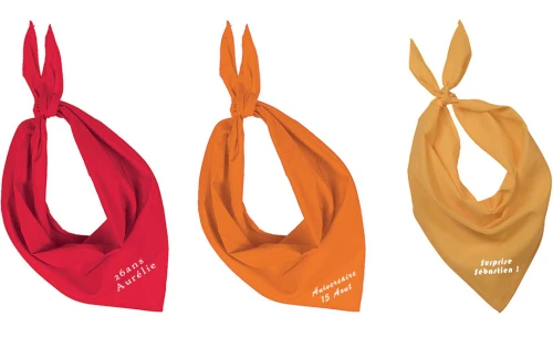 Bandana personnalisé pour anniversaire