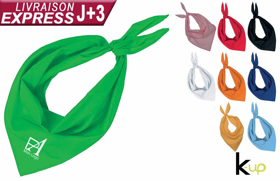 Bandana personnalisé en livraison express
