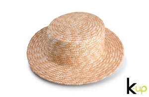 Chapeau de paille canotier personnalisable