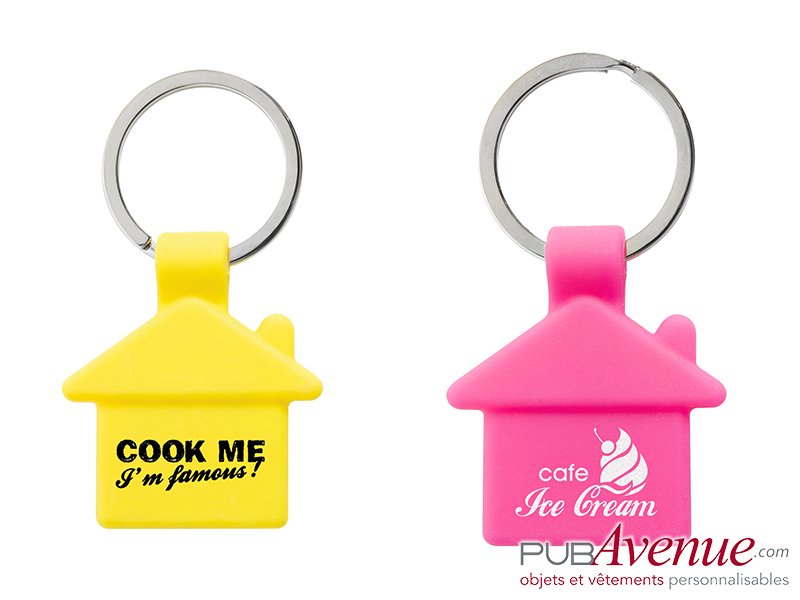 Porte-clés maison personnalisé en express Porte-clés maison personnalisé en express