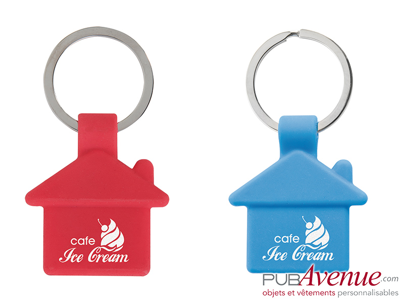 Porte-clés maison personnalisé en express Porte-clés maison personnalisé en express