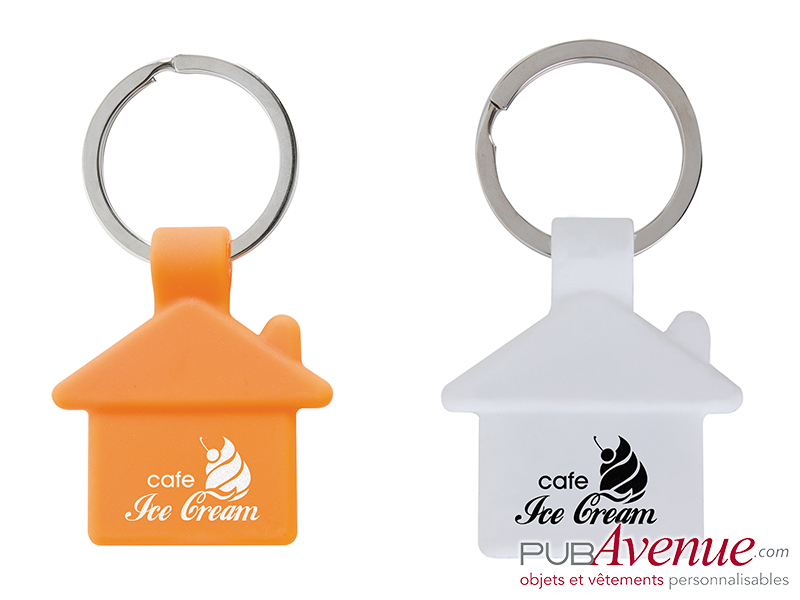Porte-clés maison personnalisé en express Porte-clés maison personnalisé en express