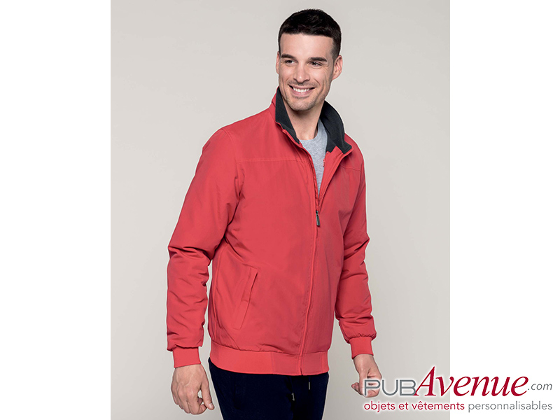 Blouson doublure polaire homme personnalisable Blouson doublure polaire homme personnalisable