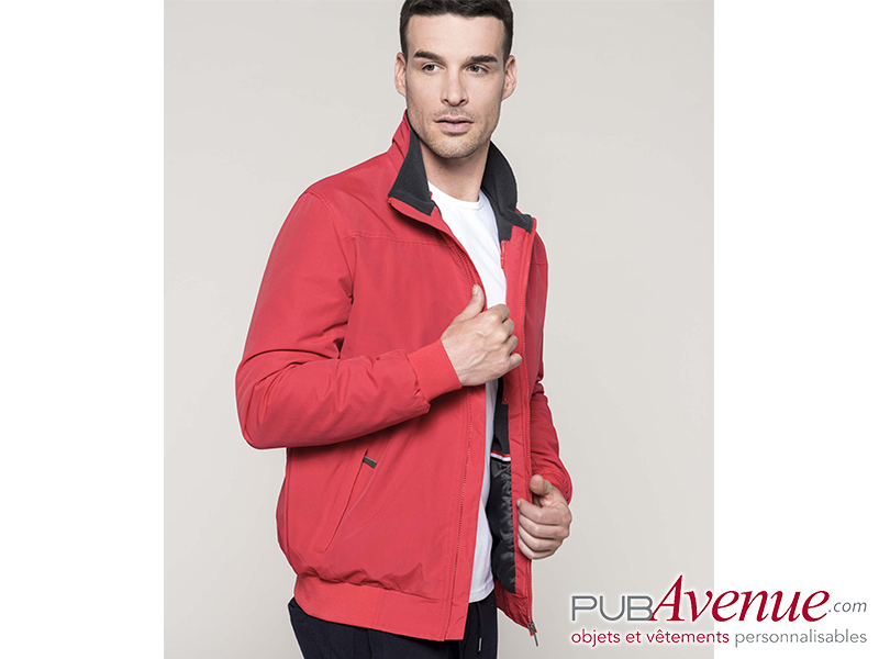 Blouson doublure polaire homme personnalisé Blouson doublure polaire homme personnalisé