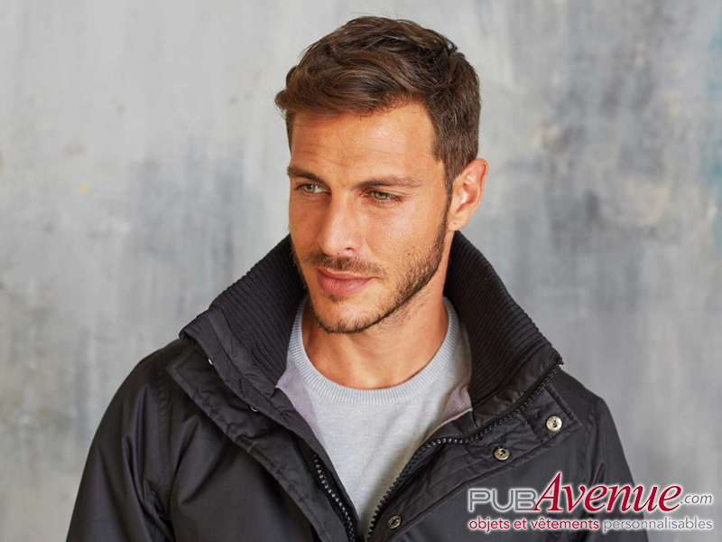 Blouson homme publicitaire doublé polaire Blouson homme publicitaire doublé polaire