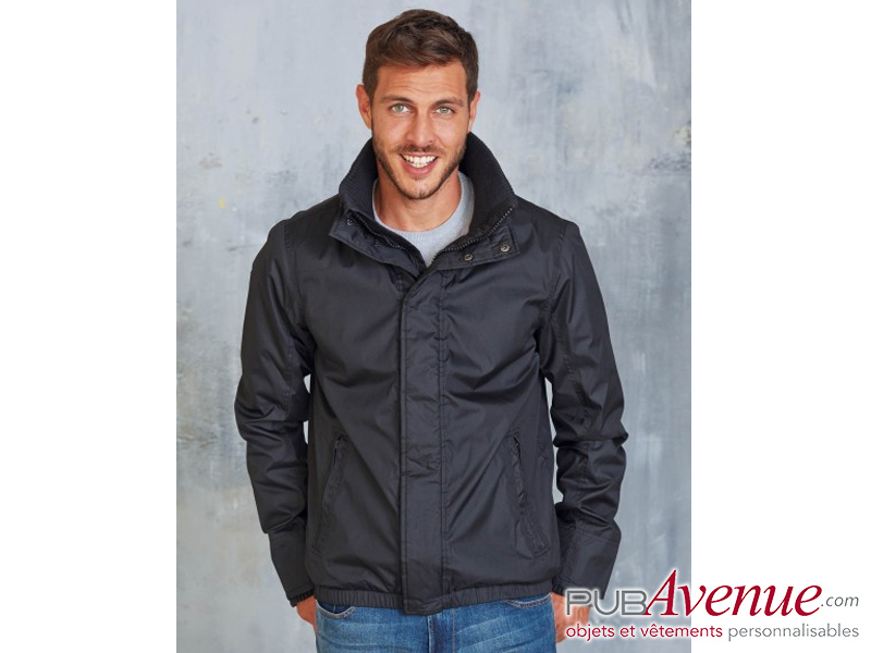 Blouson homme doublé polaire personnalisable Blouson homme doublé polaire personnalisable