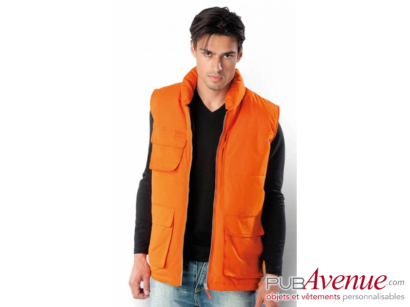 Bodywarmer personnalisé matelassé Bodywarmer personnalisé matelassé