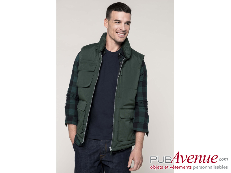 Bodywarmer matelassé personnalisé Bodywarmer matelassé personnalisé