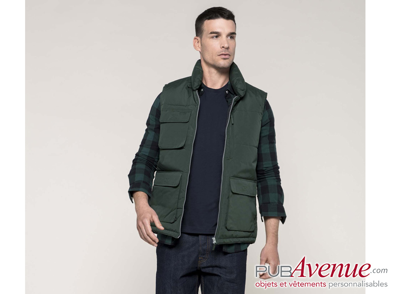 Bodywarmer matelassé publicitaire Bodywarmer matelassé publicitaire