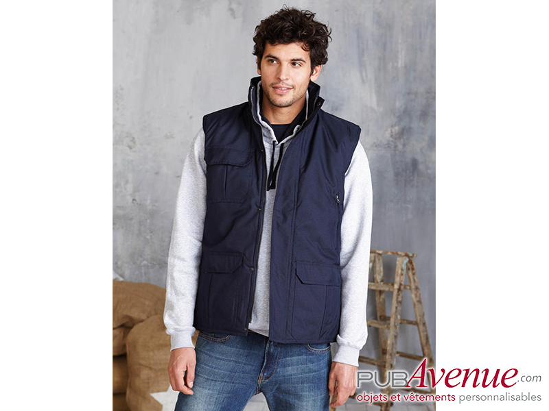 Bodywarmer personnalisable gilet worker Bodywarmer personnalisable gilet worker