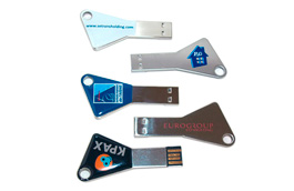 Clé USB personnalisée à la forme d'une clef de maison