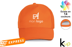 Casquette publicitaire personnalisée à visière sandwich livraison express 
