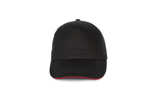 Casquette publicitaire à visière sandwich livraison express