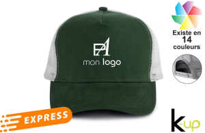Casquette trucker publicitaire personnalisée express livraison rapide 