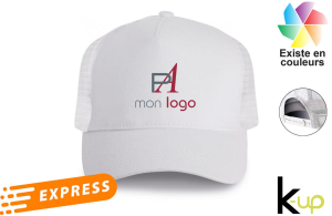 Casquette trucker personnalisée 5 panneaux livraison express