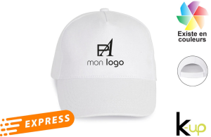 Casquette publicitaire 5 pans livraison express