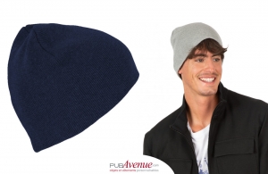 Bonnet tricoté en coton biologique naturel