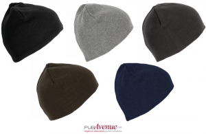 Bonnet tricoté en coton biologique naturel