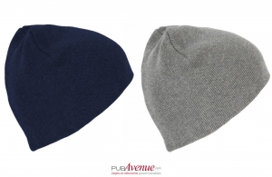 Bonnet tricoté en coton biologique naturel