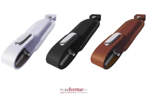 Clé USB personnalisée en cuir classic leather