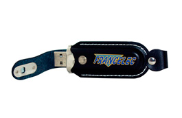 Clé USB personnalisée en cuir classic leather
