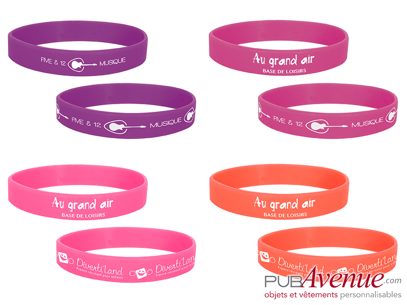 Bracelet silicone en express personnalisable Bracelet silicone en express personnalisable