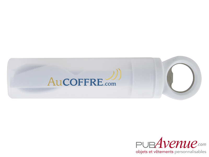 Décapsuleur et couverts en express personnalisé Décapsuleur et couverts en express personnalisé