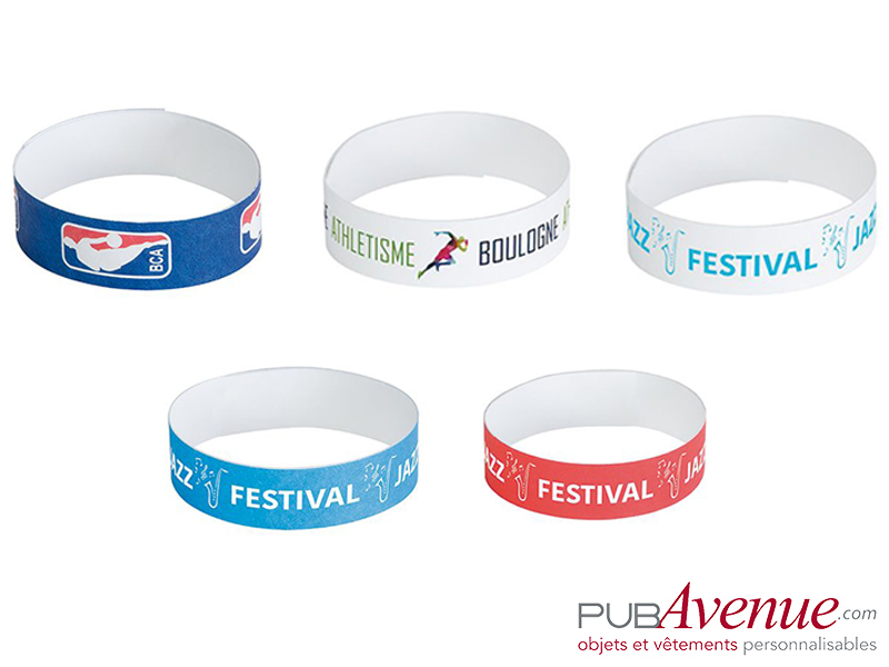 Bracelet papier Tyvek en express personnalisé Bracelet papier Tyvek en express personnalisé