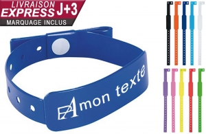 Bracelet personnalisé logo publicitaire en express 